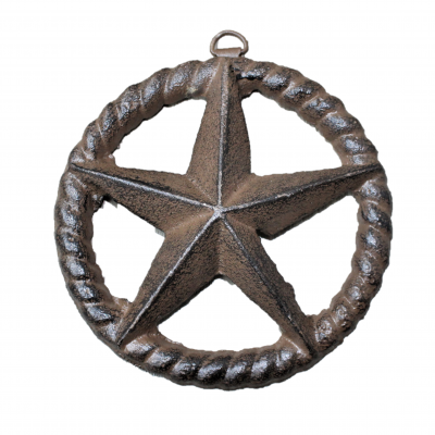 G021- CAST IRON STAR WALL DECOR 